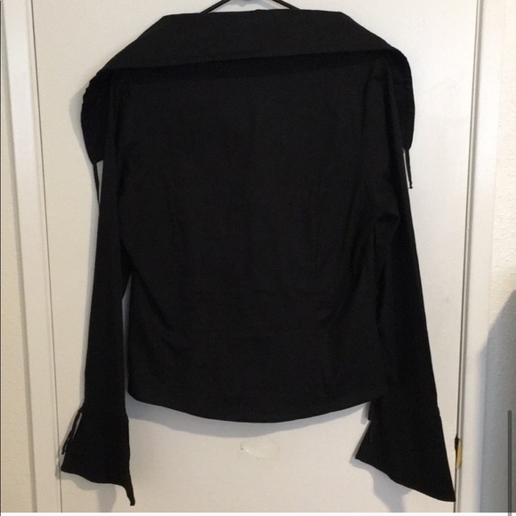 Heavy Red Couture Noir Gothic Long Sleeve Top - Picture 8 of 8